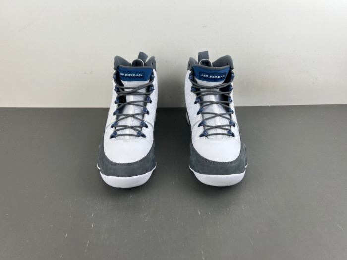 Air Jordan 9 “Flint Grey”Color: White/French Blue-Flint Grey” HV4794-100