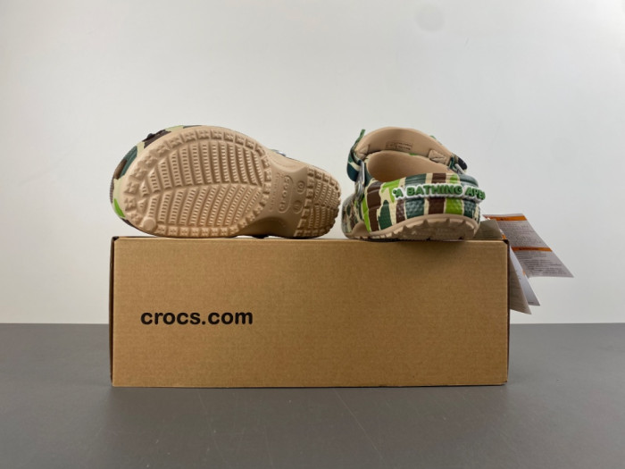 bape x Cr0c5 classic clog 