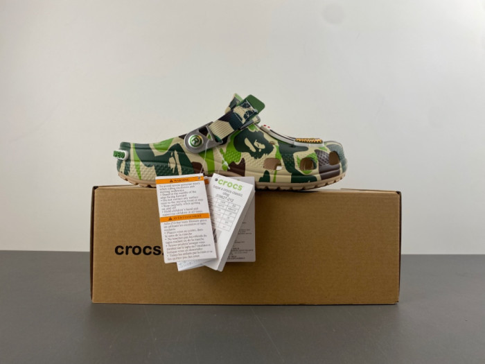 bape x Cr0c5 classic clog 