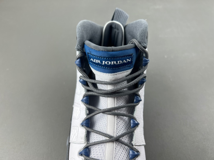 Air Jordan 9 “Flint Grey”Color: White/French Blue-Flint Grey” HV4794-100