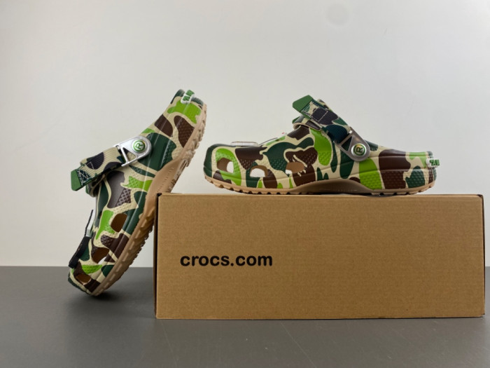 bape x Cr0c5 classic clog 