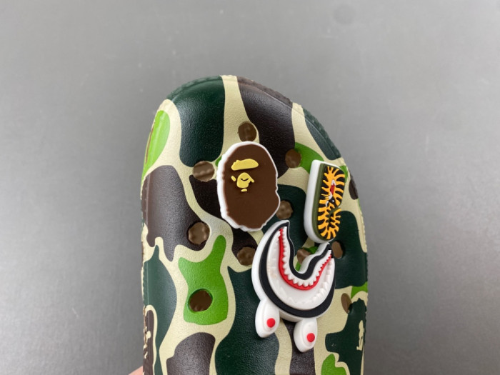 bape x Cr0c5 classic clog 