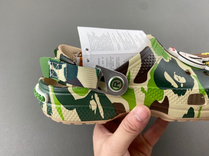 bape x Cr0c5 classic clog 