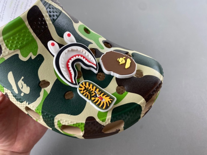 bape x Cr0c5 classic clog 
