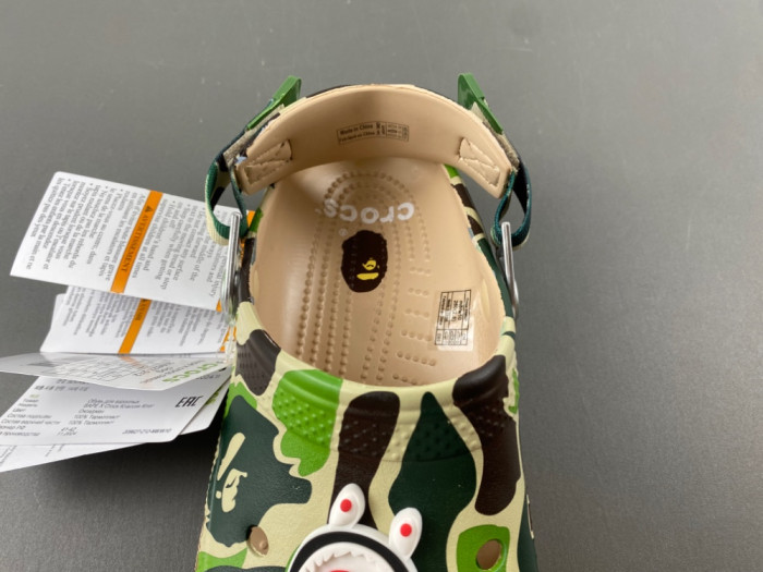 bape x Cr0c5 classic clog 