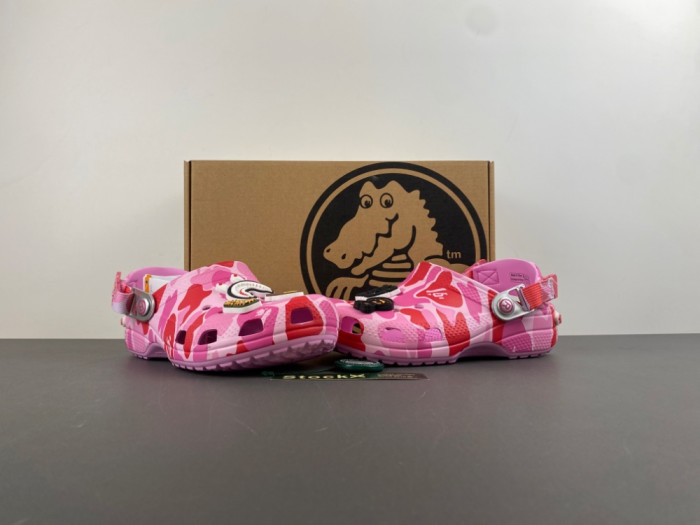 bape x Cr0c5 classic clog 