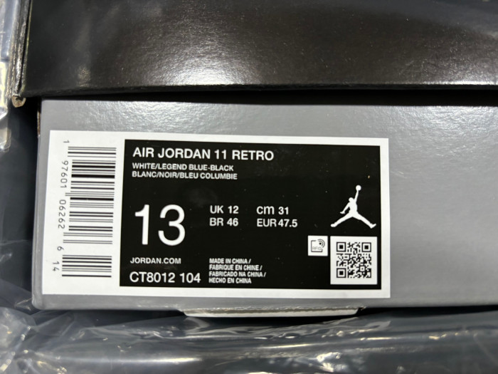 Air Jordan 11 “legend Blue” CT8012-104