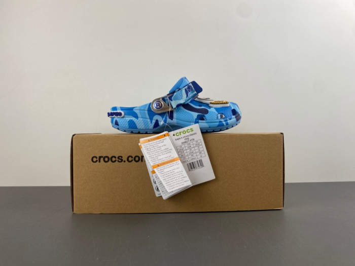 bape x Cr0c5 classic clog 