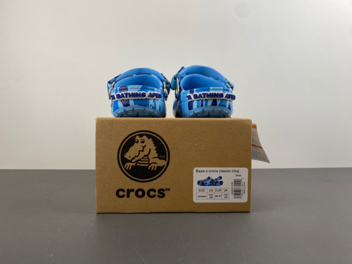 bape x Cr0c5 classic clog 