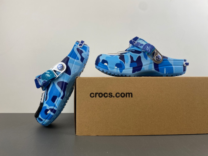 bape x Cr0c5 classic clog 