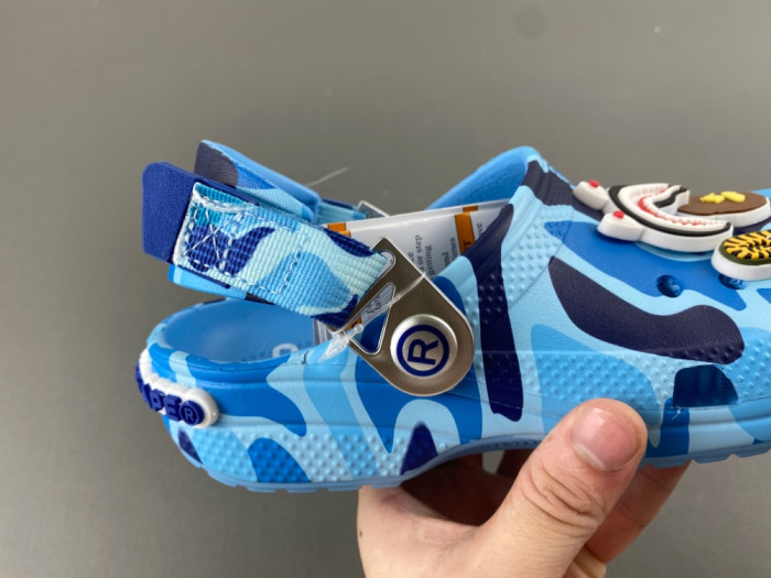 bape x Cr0c5 classic clog 