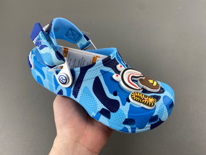 bape x Cr0c5 classic clog 