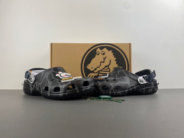 bape x Cr0c5 classic clog 