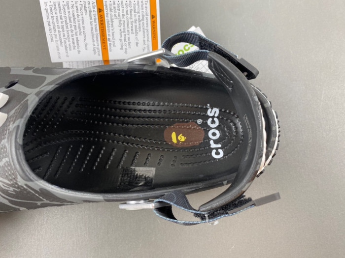 bape x Cr0c5 classic clog 