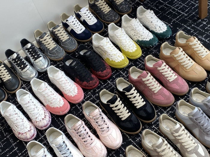 ma1s0n Marg*e1a calfskin sneakers