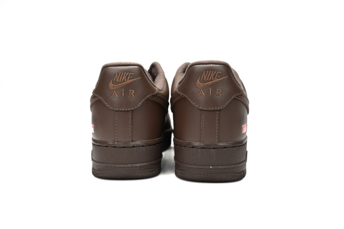 Svp*me x nike air force 1 low "baroque brown"