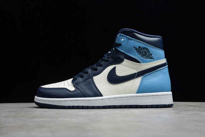 AIR JORDAN 1 OBSIDIAN UNIVERSITY BLUE 555088-140