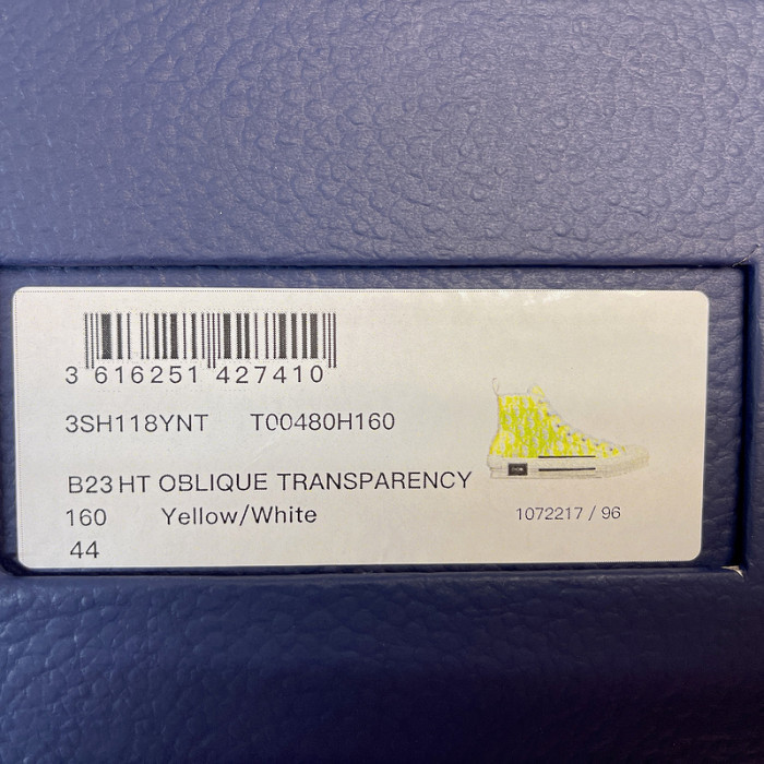 B23 OBLIQUE HIGH TOP SNEAKERS T00480H088