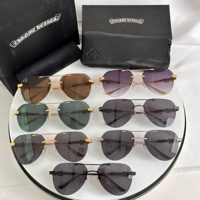Ch*0me heart glasses