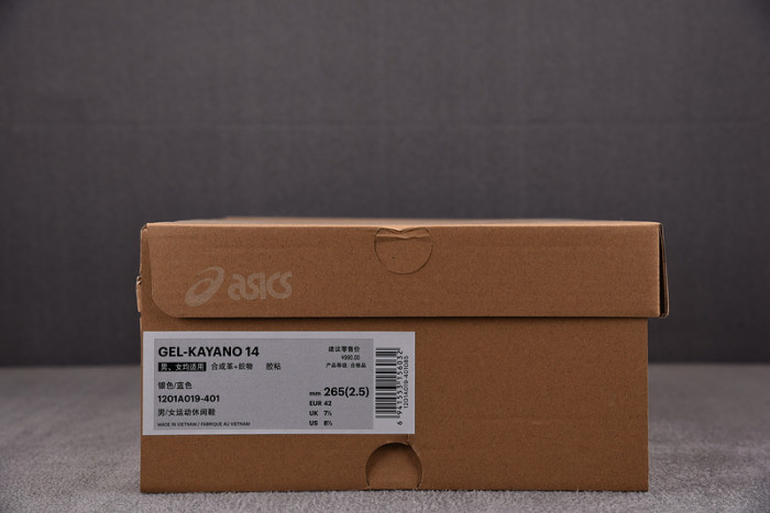 As1cs gel-kayano 14 sneaker 1201a019-401
